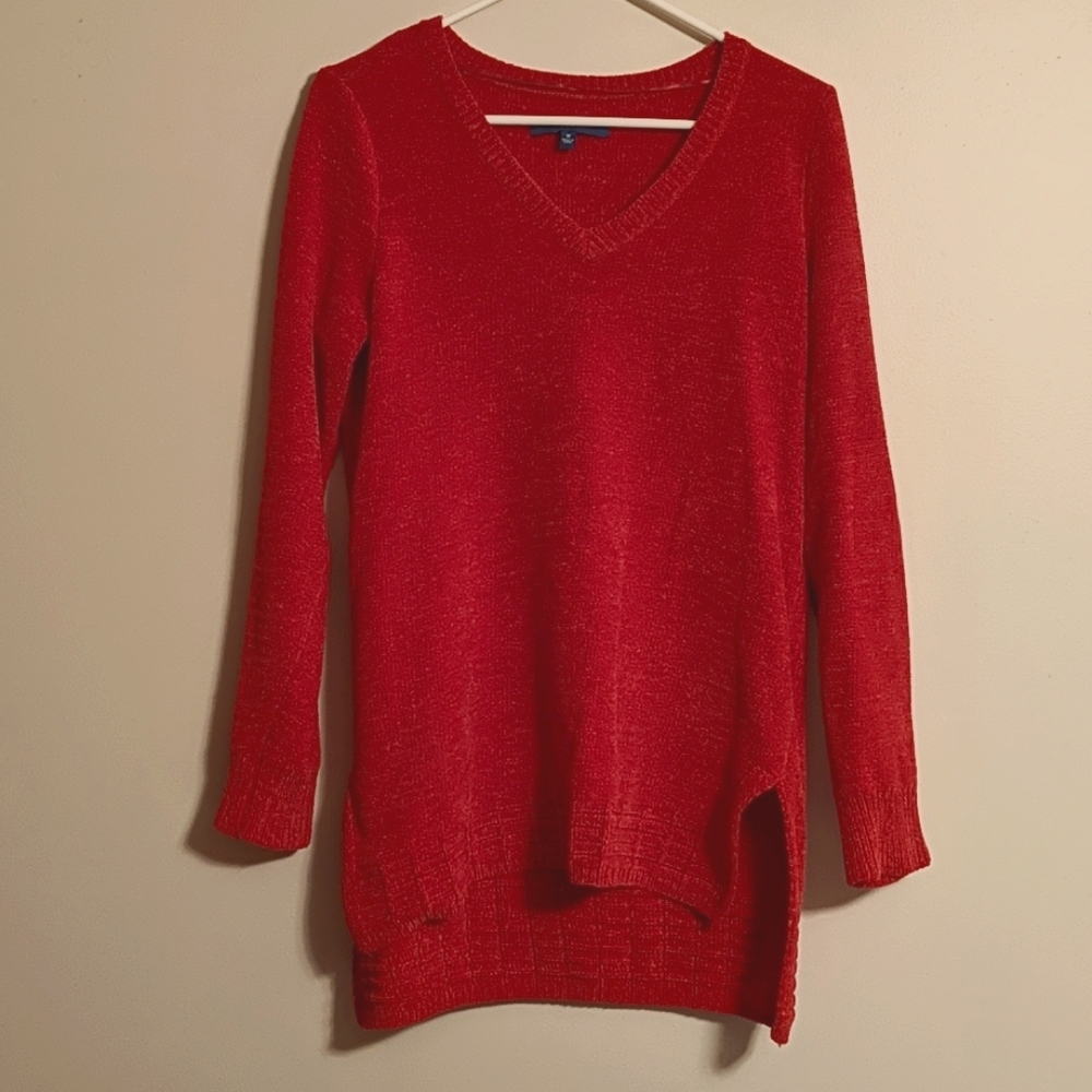 Soft red sweater
